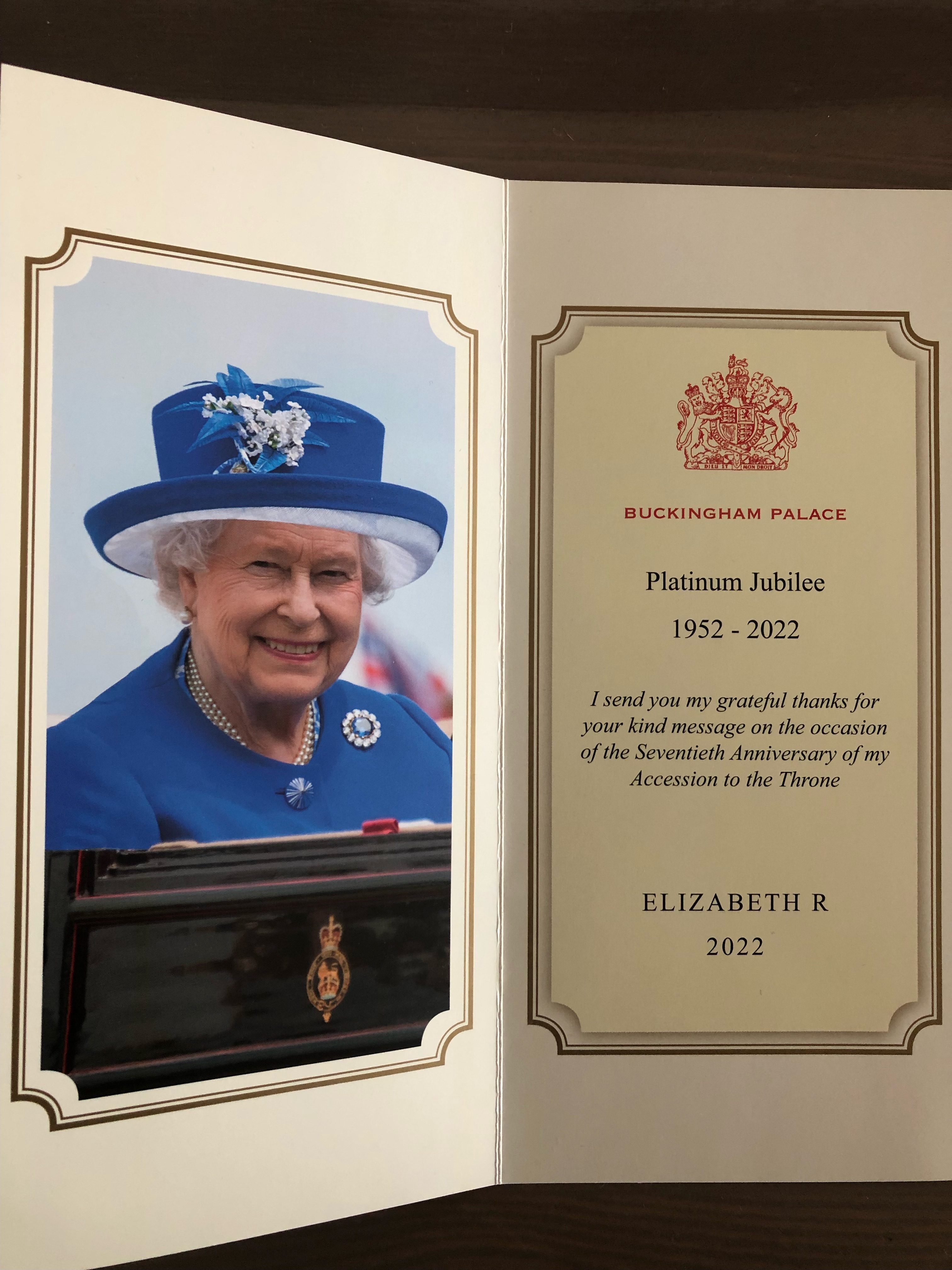 Post aus dem Buckingham Palace